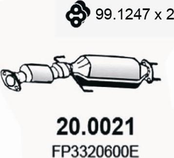 ASSO 20.0021 - Catalizator aaoparts.ro