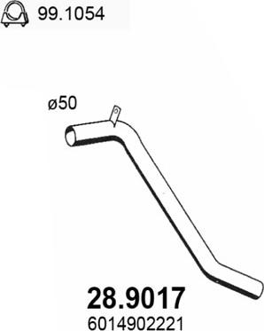ASSO 28.9017 - Racord evacuare aaoparts.ro