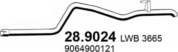 ASSO 28.9024 - Racord evacuare aaoparts.ro