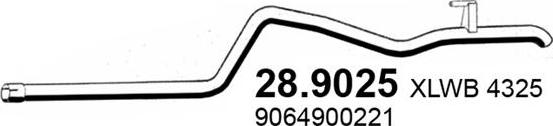ASSO 28.9025 - Racord evacuare aaoparts.ro