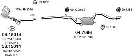 ASSO ART4604 - Sistem de esapament aaoparts.ro