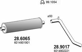 ASSO ART4074 - Sistem de esapament aaoparts.ro