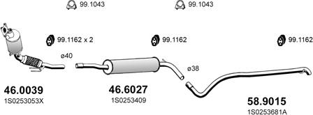 ASSO ART4800 - Sistem de esapament aaoparts.ro