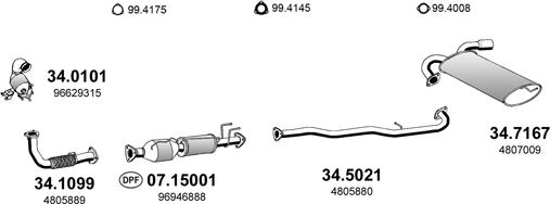 ASSO ART4738 - Sistem de esapament aaoparts.ro