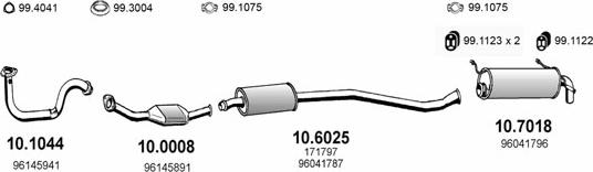 ASSO ART0498 - Sistem de esapament aaoparts.ro