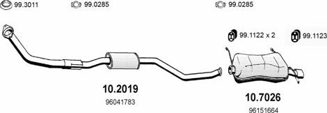 ASSO ART0512 - Sistem de esapament aaoparts.ro