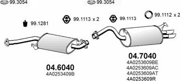 ASSO ART0282 - Sistem de esapament aaoparts.ro