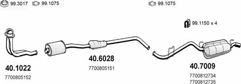 ASSO ART2090 - Sistem de esapament aaoparts.ro
