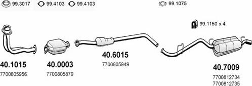ASSO ART2093 - Sistem de esapament aaoparts.ro