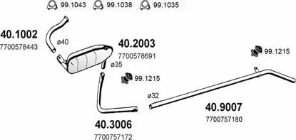 ASSO ART2089 - Sistem de esapament aaoparts.ro