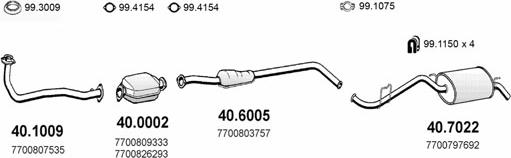 ASSO ART2084 - Sistem de esapament aaoparts.ro