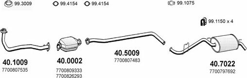 ASSO ART2085 - Sistem de esapament aaoparts.ro