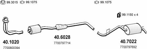 ASSO ART2088 - Sistem de esapament aaoparts.ro
