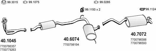 ASSO ART2158 - Sistem de esapament aaoparts.ro