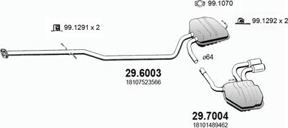 ASSO ART2875 - Sistem de esapament aaoparts.ro