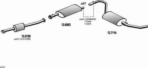 ASSO ARTTRUCK575 - Sistem de esapament aaoparts.ro