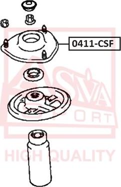 ASVA 0411-CSF - Rulment sarcina suport arc aaoparts.ro
