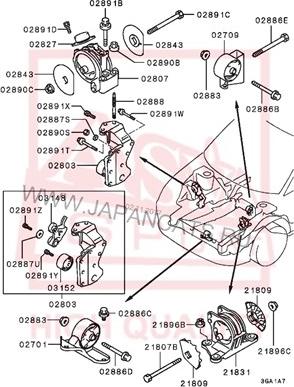 ASVA 0412-N84FAT - Suport motor aaoparts.ro