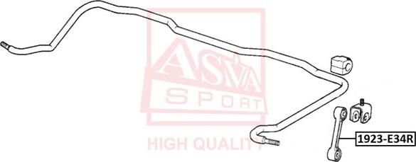 ASVA 1923-E34R - Brat / bieleta suspensie, stabilizator aaoparts.ro