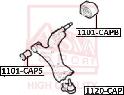 ASVA 1120-CAP - Articulatie sarcina / ghidare aaoparts.ro