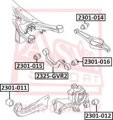 ASVA 2301-012 - Suport,trapez aaoparts.ro
