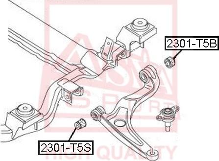 ASVA 2301-T5B - Suport,trapez aaoparts.ro