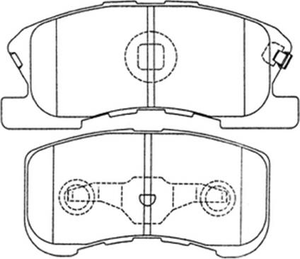 ASVA AKD-6427 - Set placute frana,frana disc aaoparts.ro