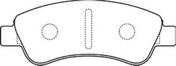 ASVA AKD-0182 - Set placute frana,frana disc aaoparts.ro