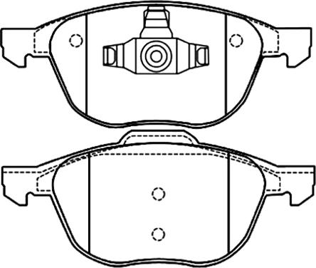 ASVA AKD-0365 - Set placute frana,frana disc aaoparts.ro