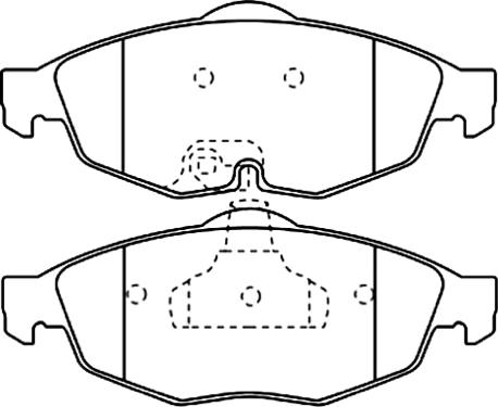 ASVA AKD-0320 - Set placute frana,frana disc aaoparts.ro