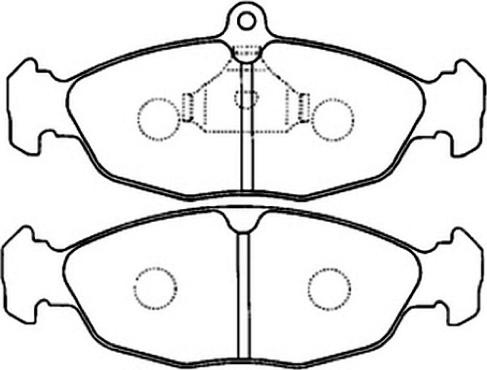ASVA AKD-0221 - Set placute frana,frana disc aaoparts.ro