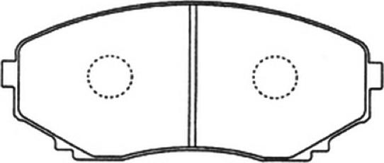 ASVA AKD-1191 - Set placute frana,frana disc aaoparts.ro