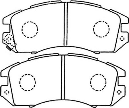 ASVA AKD-1111 - Set placute frana,frana disc aaoparts.ro