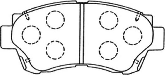 ASVA AKD-1131 - Set placute frana,frana disc aaoparts.ro