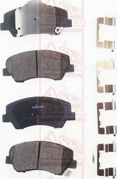 ASVA AKD-12118 - Set placute frana,frana disc aaoparts.ro