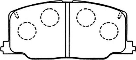 ASVA AKD-1281 - Set placute frana,frana disc aaoparts.ro