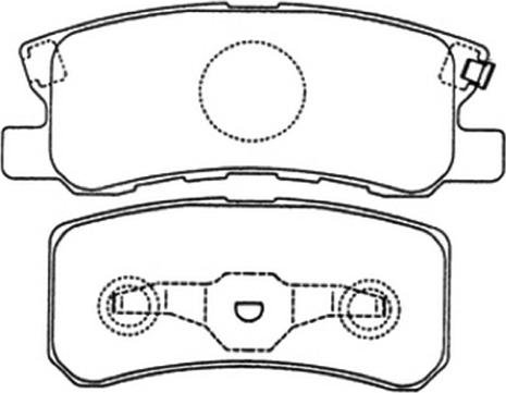ASVA AKD-3450 - Set placute frana,frana disc aaoparts.ro