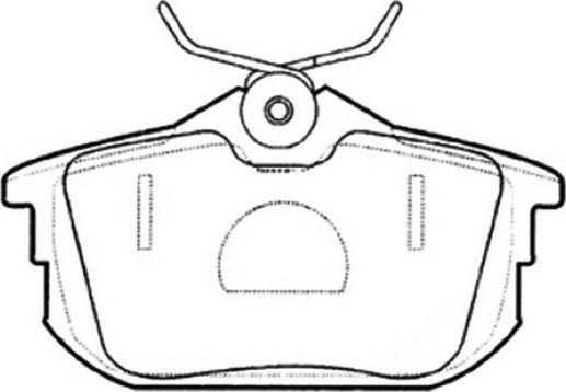 ASVA AKD-3593 - Set placute frana,frana disc aaoparts.ro