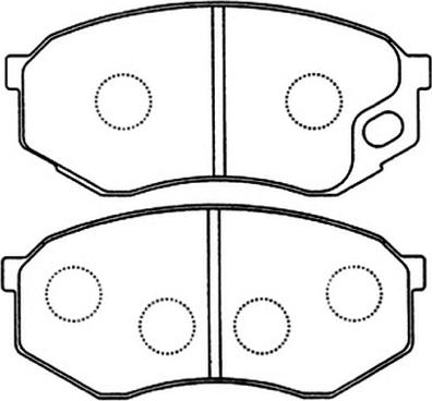 ASVA AKD-3349 - Set placute frana,frana disc aaoparts.ro