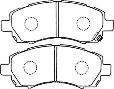 ASVA AKD-7398 - Set placute frana,frana disc aaoparts.ro