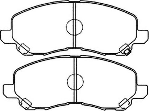 ASVA AKDC-1262 - Set placute frana,frana disc aaoparts.ro