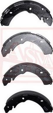 ASVA AKS-6741 - Set saboti frana aaoparts.ro