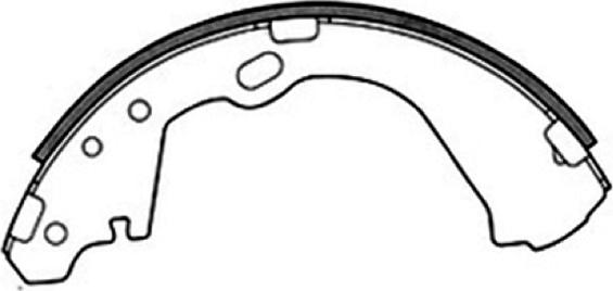 ASVA AKS-1193 - Set saboti frana aaoparts.ro