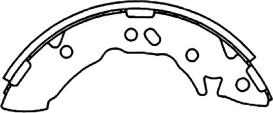 ASVA AKS-11162 - Set saboti frana aaoparts.ro