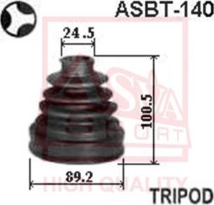 ASVA ASBT-140 - Burduf cauciuc, articulatie planetara aaoparts.ro