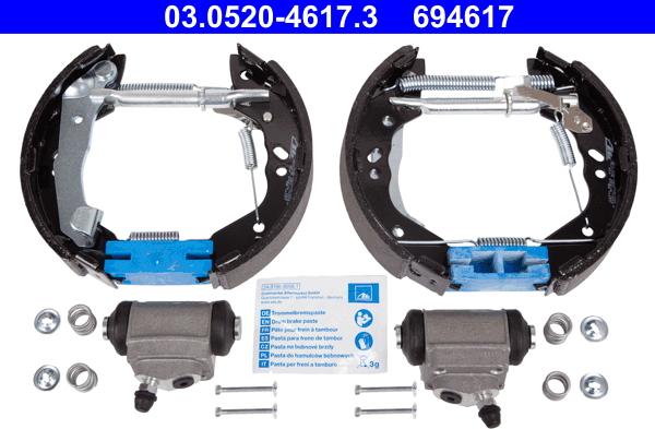 ATE 03.0520-4617.3 - Set saboti frana aaoparts.ro