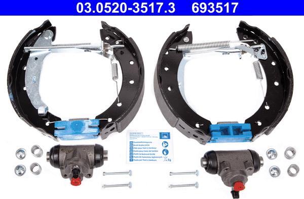 ATE 03.0520-3517.3 - Set saboti frana aaoparts.ro