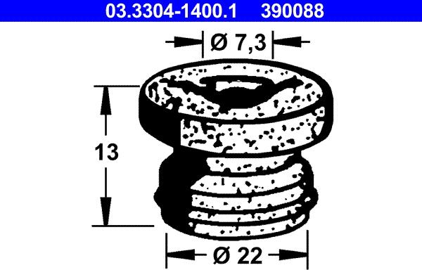 ATE 03.3304-1400.1 - Capac, rezervor lichid frana aaoparts.ro