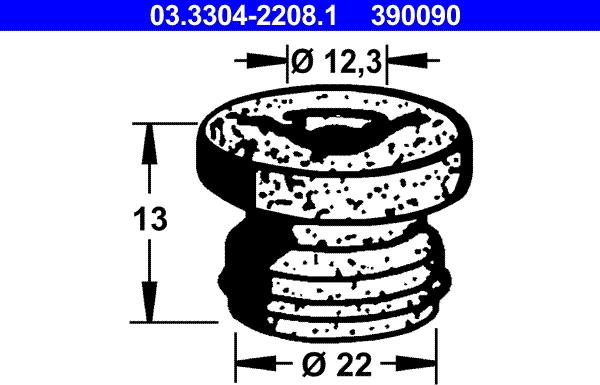 ATE 03.3304-2208.1 - Capac, rezervor lichid frana aaoparts.ro