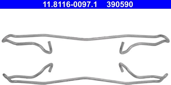 ATE 11.8116-0097.1 - Arc, etrier frana aaoparts.ro